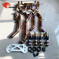 Sistema de Escape Catback Valvetronic de Titanio Completo para BMW G80 M3 G82 M4 S58 con Control Remoto Inalámbrico de Válvulas y Cuatro Salidas