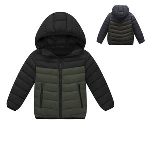 Vêtements d'hiver pour adolescents, manteaux pour étudiants de 140 à 180 cm, garçons et filles, vêtements d'extérieur, vestes à capuche rembourrées en coton coupe-vent - Product Image 5