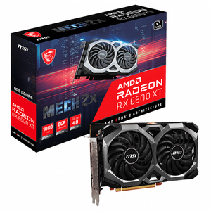 Carte graphique de jeu <span class=keywords><strong>MSI</strong></span> <span class=keywords><strong>AMD</strong></span> <span class=keywords><strong>Radeon</strong></span> <span class=keywords><strong>RX</strong></span> <span class=keywords><strong>6600</strong></span> <span class=keywords><strong>XT</strong></span> MECH 8G V1 d'occasion, prise en charge de l'overclocking, utilisée pour ordinateur de bureau - Product Image 1