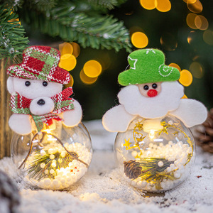 Vente en gros <span class=keywords><strong>de</strong></span> <span class=keywords><strong>boule</strong></span> lumineuse <span class=keywords><strong>à</strong></span> LED dentelle poupée <span class=keywords><strong>de</strong></span> <span class=keywords><strong>Noël</strong></span> PET <span class=keywords><strong>boule</strong></span> <span class=keywords><strong>de</strong></span> <span class=keywords><strong>Noël</strong></span> en plastique transparent pour arbre <span class=keywords><strong>de</strong></span> <span class=keywords><strong>Noël</strong></span> décoratif - Product Image 1