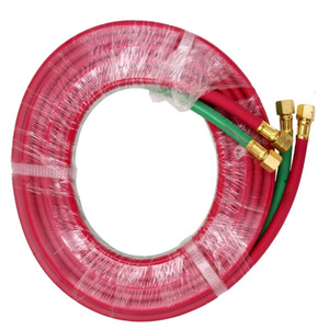 4.5-meter <b>welding</b> and cutting tool <b>kit</b> for dual-color oxygen and acetylene hoses, 9/16 connectors. - Product Image 2