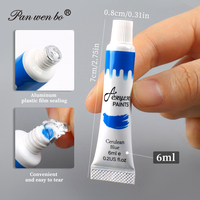Set di Colori a Tempera Premium Panwenbo, 12 Colori da 6ml, Tubetti Non Tossici in Scatola di Carta, Set di Pittura a Tempera per Artisti, Studenti e Bambini
