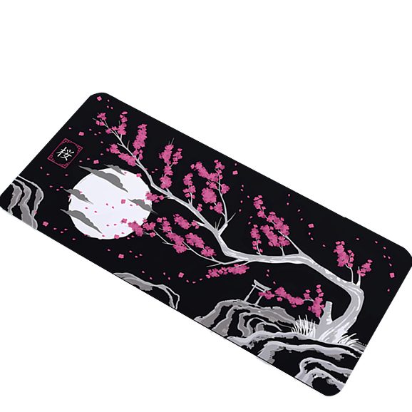 Japanese Style Sakura Big Size 40*90cm 30*80cm Pink Cherry Blossom Natural Rubber Super Fiber Gaming Desk Mat