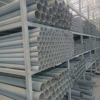 Tuyaux de drainage et d'alimentation en eau en PVC-U durables et écologiques, à large ouverture et ventilés, conformes aux normes nationales, longueur personnalisable
