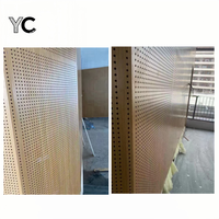 Panneaux en bois MDF rainurés, modernes, haut de gamme, acoustiques, ignifuges, imperméables et écologiques, matériau d'absorption acoustique pour extérieur