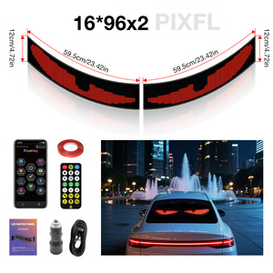 Letrero LED Flexible Pixeljoy, Pantalla Programable Impermeable con Pantalla RGB para Tiendas, Negocios, Hogar, Ventanas y Automóviles - Product Image 1