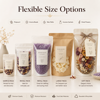 Bolsa de Embalaje para Productos Aromáticos, Bolsa de Almacenamiento para Aceites Esenciales con Cierre de Cremallera para Marcas Minoristas de Fragancias para el Hogar
