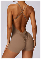 Mono Deportivo de Una Pieza sin Mangas para Mujer, Estilo Veraniego, Holgado, Sexy, Largo, Personalizado OEM ODM, Marca Propia