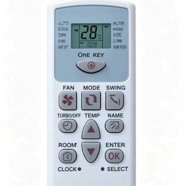 Factory Wholesale KT-EE04 Universal AC Remote Control for Various Air Conditioner Brands Replacement Remote with LCD Screen
