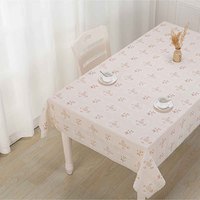 Nappes en pvc en dentelle imperméable Boen Nappe recouverte de vinyle à motif floral