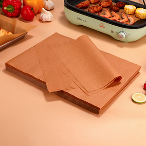 Papel de Hornear Blanco Personalizado de 38*28cm, Papel de Hornear Antiadherente de Grado Alimenticio, Papel de Barbacoa Resistente al Aceite de Silicona, 500 Piezas - Product Image 3