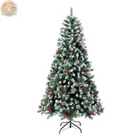Sapins de Noël artificiels pré-éclairés en PVC, décorations de Noël, 120/150/180/210 cm, mini sapin de Noël vert