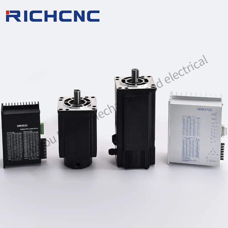 China wholesale high performance Nema 43 Three phase stepper motor 1.2 degrees 8N.M Can be matched DM3522 driver CNC Kit