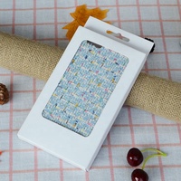 Boîte d'Emballage pour Coque de Téléphone en Papier Kraft Prête à Expédier avec Fenêtre en PVC Transparent, Pelliculage Mat et Gaufrage pour Électronique Grand Public