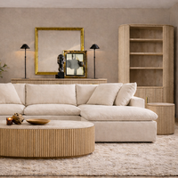Meubles de salon de style resort, canapé-lit moderne, canapé confortable de style villa, salon à domicile, hall d'hôtel, ensemble de luxe