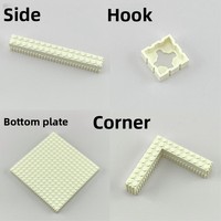 Moc Portrait Pixel Art Blocs de Construction 65806 Plaque de Base Cadre Photo Décoration Murale Planche d'Assemblage 16x16 Studs Jouet Éducatif