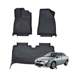 Alfombrillas de Coche Termoformadas de TPE 3D 5D para <span class=keywords><strong>Mazda</strong></span> <span class=keywords><strong>6</strong></span>, Impermeables, Resistentes al Desgaste y Fáciles de Limpiar - Product Image 1