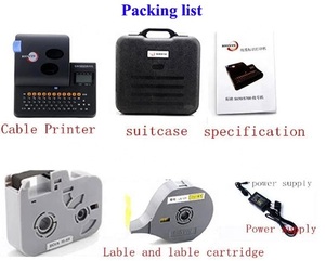 เครื่องพิมพ์ฉลากแบบพกพาสำหรับสายไฟ ท่อพีวีซี และเครื่องหมายสายเคเบิล - Product Image 3