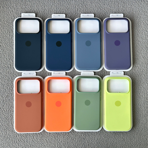 Funda de Silicona Líquida de Color Sólido Clásica VAWI S080, Funda de Silicona de Alta Calidad Resistente a Impactos, Venta al por Mayor para <span class=keywords><strong>iPhone</strong></span> 17 <span class=keywords><strong>Pro</strong></span> Max - Product Image 1