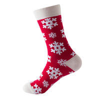 Chaussettes de Noël fantaisie en coton pour garçons et filles, motif Père Noël mignon, vente en gros, personnalisables, pour les fêtes