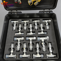 Kit de manomètres hydrauliques universels Hangood, outils de diagnostic pour excavatrices, compatibles avec toutes les marques d'excavatrices mondiales, pièces Volvo