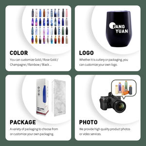 Botellas de Agua con Aislamiento al Vacío de Acero Inoxidable de 500 ml (25 oz) con Asa y Revestimiento de Goma, Personalizables con Logotipo Gratuito - Product Image 2