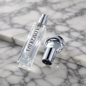 Artículos Decorativos con Logotipo Personalizable, Botellas de Perfume Cuadradas de Vidrio Vacías de 10 ml, 20 ml, 30 ml, Mini Botellas de Perfume de Bolsillo con Tapa Metálica para Llavero - Product Image 6