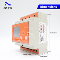 Amperímetro inteligente con monitor de energía, medidor de energía con pantalla LCD, protocolo de comunicación RS485 Modbus-RTU, medidor de energía trifásico