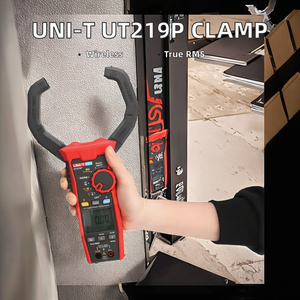 UNI-T ut219p AC điện kỹ thuật số kẹp Meter 1000V 1000A đúng RMS hiện kẹp <span class=keywords><strong>Tester</strong></span> 3 giai đoạn điện hài hòa kiểm tra IP54 - Product Image 3