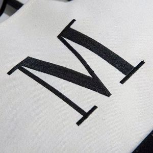 Custom <b>Printed</b> Logo White Canvas Tote Bag with Pocket and Zipper Convenient Shopping Solution - Product Image 3