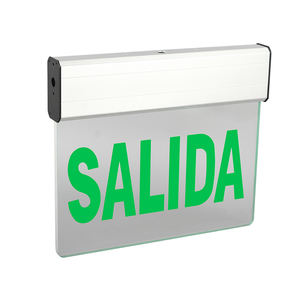 Señal de <span class=keywords><strong>Salida</strong></span> LED DF-3G <span class=keywords><strong>SALIDA</strong></span>, Luz de Emergencia en Español con Letras Blancas, Respaldo de Batería de 1.5 Horas - Product Image 4