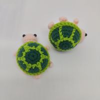Tortue de motivation émotionnelle mignonne drôle inspirant petits animaux au crochet faits à la main trucs mignons cadeaux de tortue positive