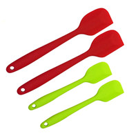 Résistant à la chaleur sans couture conception une pièce grattoirs flexibles antiadhésifs outil de mélange de cuisson spatule de cuisine ustensile de cuisine