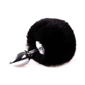 مجموعة ألعاب جنسية نسائية من الفولاذ المقاوم للصدأ تشمل هزاز شرجي وسدادة شرجية بذيل أرنب ومجموعة أدوات للمبتدئين - Product Image 3