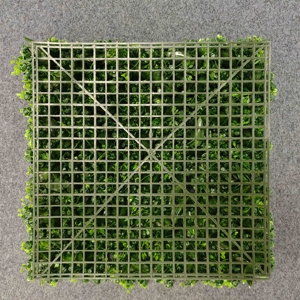 Panneau mural végétal artificiel vert LUYI à expédition rapide et tarif réduit pour la décoration de la maison et du jardin - Product Image 5