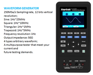 Hantek <span class=keywords><strong>Oscilloscope</strong></span> 2d42 3in1 <span class=keywords><strong>40MHz</strong></span> kỹ thuật số <span class=keywords><strong>Oscilloscope</strong></span> dạng sóng Máy phát điện vạn năng <span class=keywords><strong>USB</strong></span> 2 kênh xách tay LCD hiển thị - Product Image 4