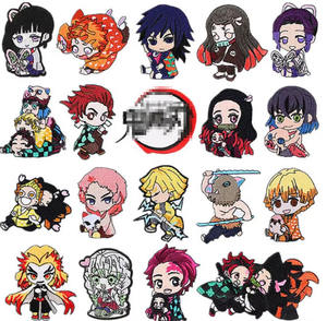 Patchs thermocollants brodés pour vêtements, style anime japonais, très populaire, motif démoniaque. - Product Image 1