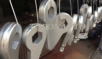 Nueva Barra de Torsión Personalizada, Forjada y Mecanizada por CNC, con Acabado E-Coat, de Acero al Carbono Resistente a la Corrosión, para Mejora de la Suspensión de Camiones