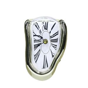 KH-CL132 Đồng Hồ Kim Đồng Hồ Để Bàn 24 Giờ Ngộ Nghĩnh Sáng Tạo Bị Méo Bằng Nhựa - Product Image 2