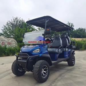 Voiturette de golf électrique de luxe haut de gamme personnalisée à 4 places avec moteur AC 5KW, couleur et batterie personnalisables - Product Image 1