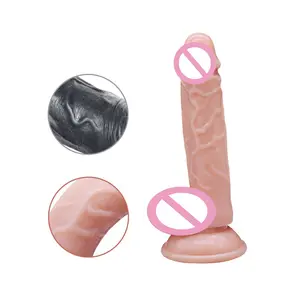强力吸盘女同性恋假阳具派对性玩具振动器，男性性玩具，弧形轴和球，用于阴道g点和肛门游戏