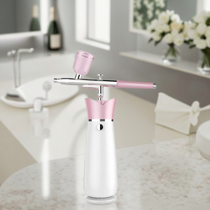 <span class=keywords><strong>Mini</strong></span> <span class=keywords><strong>Compresor</strong></span> de Maquillaje Inalámbrico Portátil, Recargable, para Cuidado de la Belleza, Aerógrafo Facial Inalámbrico, Pistón Ecológico, <span class=keywords><strong>Pintura</strong></span> por Gravedad - Product Image 6
