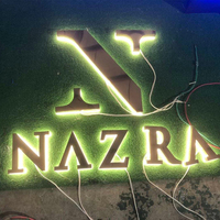 Enseigne avec logo personnalisé de haute qualité Enseigne de lettres de canal commercial publicitaire enseignes LED avec logo 3d