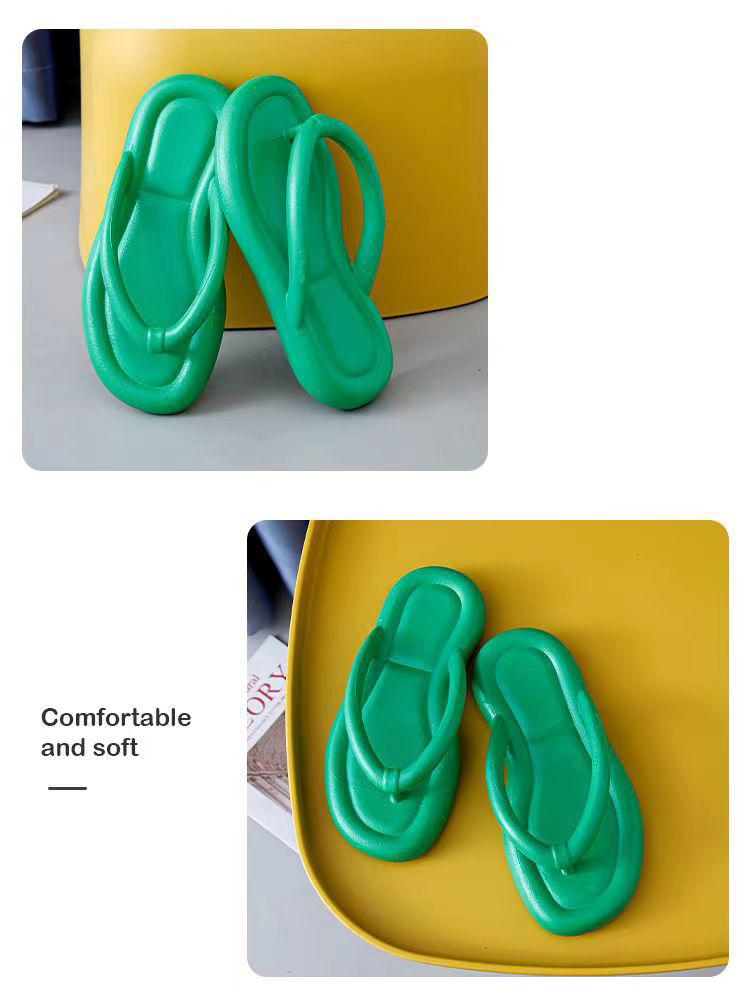 Custom Couple Slippers Flipflops Summer Platform Flip Flops Casual Flat Slides Shoes