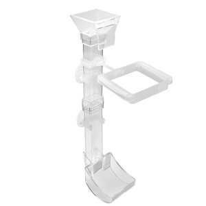 Comedero acrílico para peceras, antideslizante, para mascotas acuáticas, con diseño extensible - Product Image 5