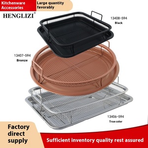Forno in acciaio inossidabile vassoio di cottura <span class=keywords><strong>accessori</strong></span> <span class=keywords><strong>friggitrice</strong></span> all'aperto Barbecue piastra di cottura Set per uso domestico - Product Image 4