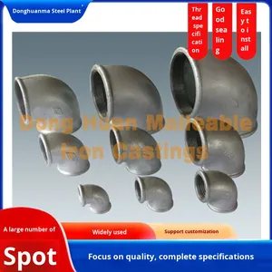 Khuỷu tay và nội bộ ren cố định dễ uốn phụ kiện đường ống nhúng nóng mạ kẽm hình lục giác đầu Trung Quốc - Product Image 2