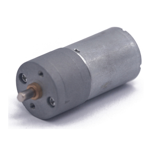 저속 12V 24V 기어드 모터 25MM <span class=keywords><strong>10RPM</strong></span> 100RPM 200RPM <span class=keywords><strong>DC</strong></span> 기어 로봇 모터 감속기 기어 박스와 370 - Product Image 1