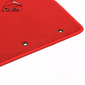 Tapis de sol pour Honda Civic 01-05, tapis de voiture avant et arrière en velours rouge, 3 pièces - Product Image 4
