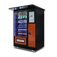 Distributeur automatique extérieur XY à succès avec écran étanche et verre anti-explosion, idéal pour le commerce de détail en extérieur